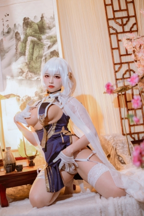人气Coser二佐Nisa - 碧蓝航线 天狼星旗袍 [25P-211MB]